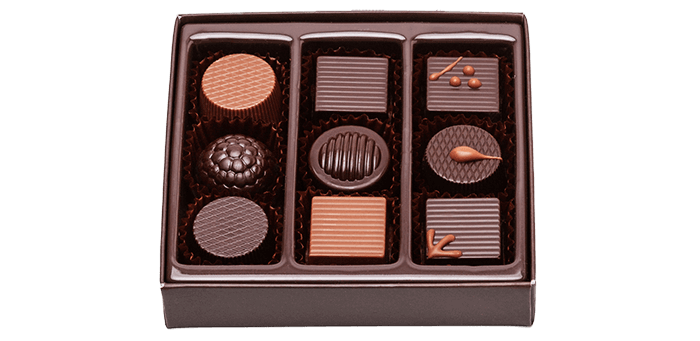 LW Chocolatier Assorted Collection - Small Box 8 Pieces